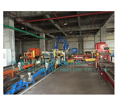 Three-line palletizing production line Three-line palletizing production line